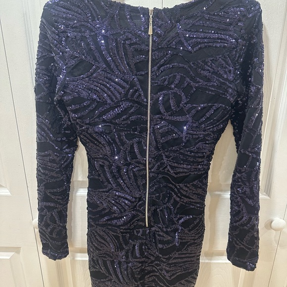 Star Is Born Sequin Dress - Navy - Picture 10 of 13